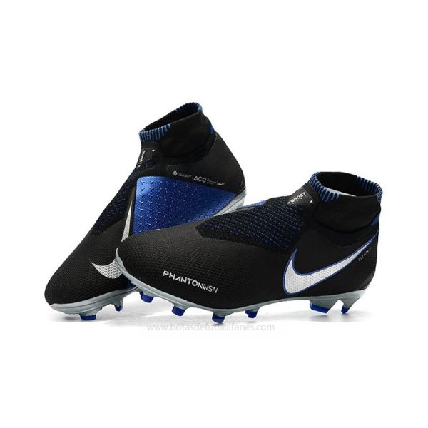 Nike Phantom Vision Elite DF FG Negro Azul